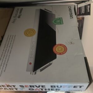 Chefman Glass Top Warming Tray- lmk if still having trouble seeing the pics